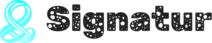 Signatur logo design