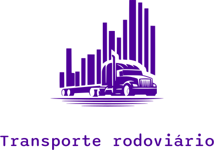 Transporte rodoviário logo design