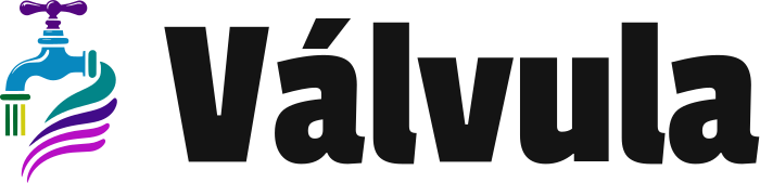 Válvula logo design