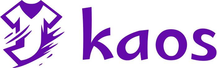 kaos logo design