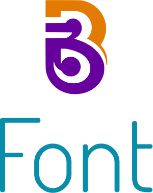 Font logo design