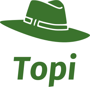 desain logo Topi