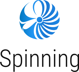 Spinning logo design