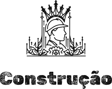 Construção logo design