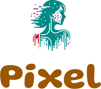 Pixel logo design