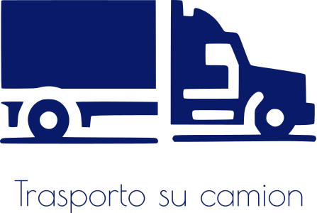 Trasporto su camion logo design