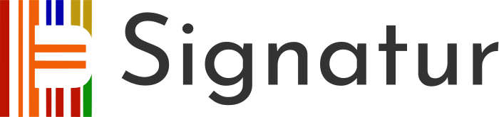 Signatur logo design