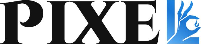 Pixel logo design