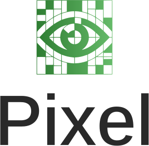 Pixel logo design