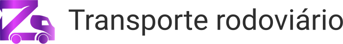 Transporte rodoviário logo design