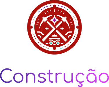 Construção logo design