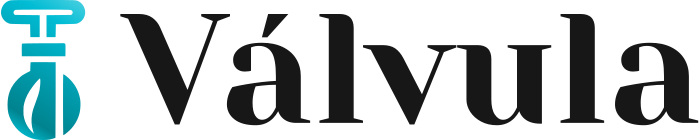 Válvula logo design