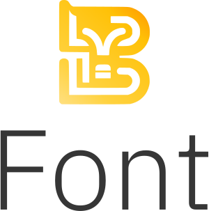 Font logo design