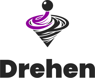 Drehen Logo-Design