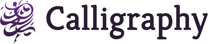 Calligraphy logo design