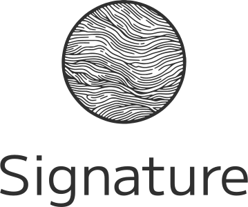 Signature logo design