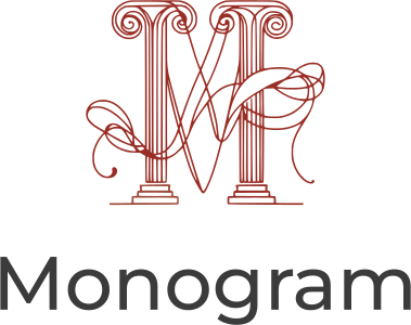desain logo Monogram
