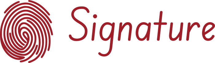 création de logo Signature