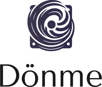 Dönme logo tasarımı