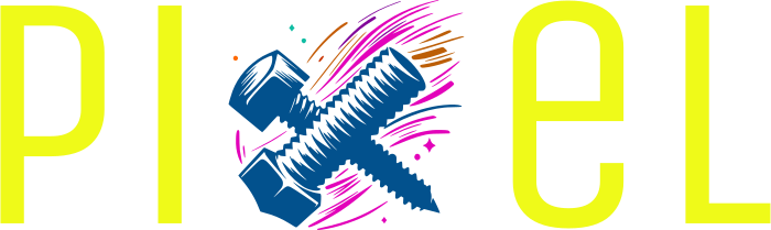 Pixel logo design