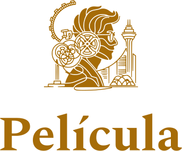 Película logo design