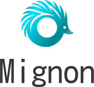 Mignon logo design