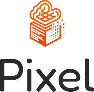 Pixel logo design