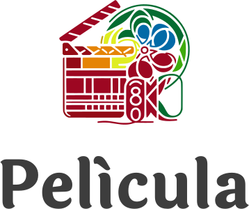 Película logo design