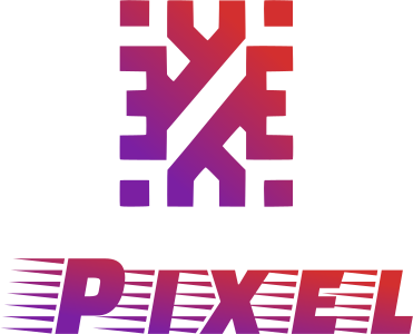 Pixel logo design