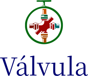 Válvula logo design