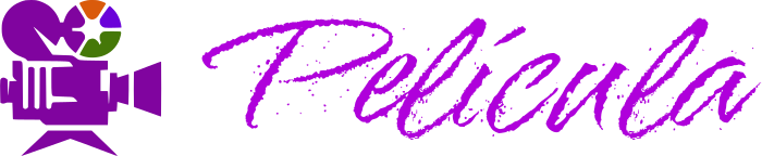Película logo design