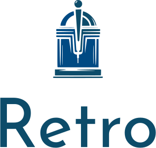 desain logo Retro