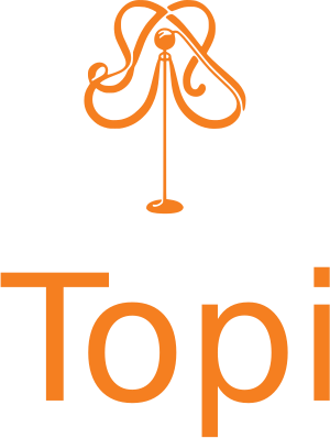 desain logo Topi