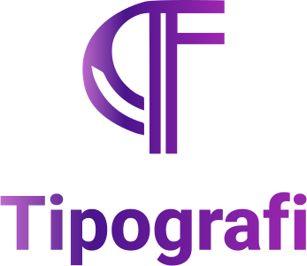 desain logo Tipografi