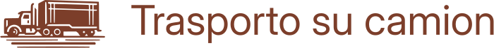 design del logo Trasporto su camion