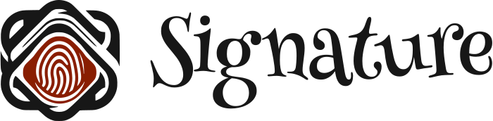 Signature logo design