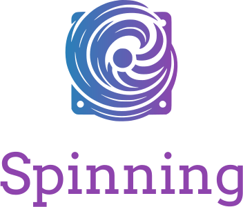 Spinning logo design
