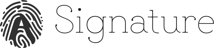 Signature logo design