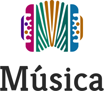 Música logo design