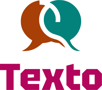 Texto logo design