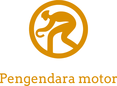 Pengendara motor logo design