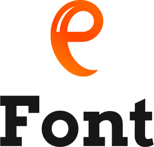 Font logo design