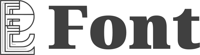 Font logo design