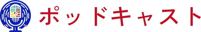 ポッドキャスト logo design