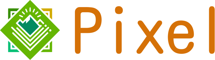 Pixel logo design