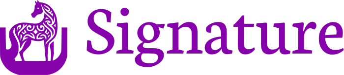 Signature logo design