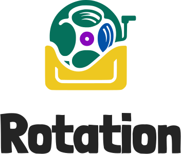 Rotation logo design