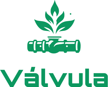 Válvula logo design