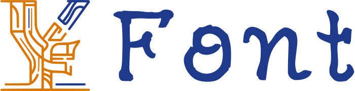 Font logo design