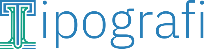 desain logo Tipografi